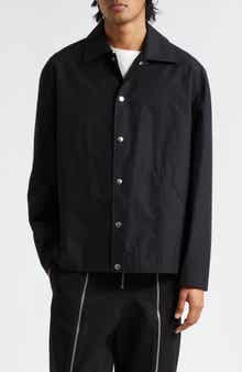 Logo Graphic Cotton Coach's Jacket