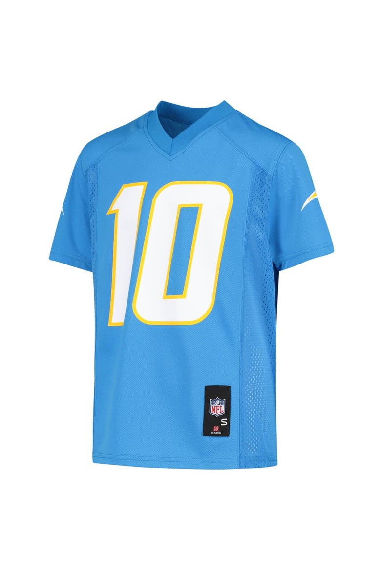 Youth Justin Herbert Powder Blue Los Angeles Chargers Replica Player Jersey, Alternate, color, Powder Blue