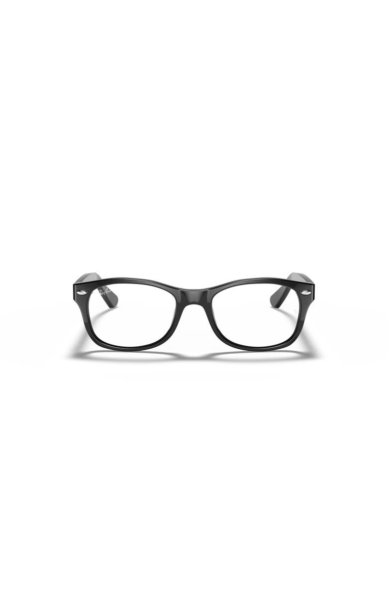 Ray-Ban 48mm Square optical glasses, Alternate, color, Black