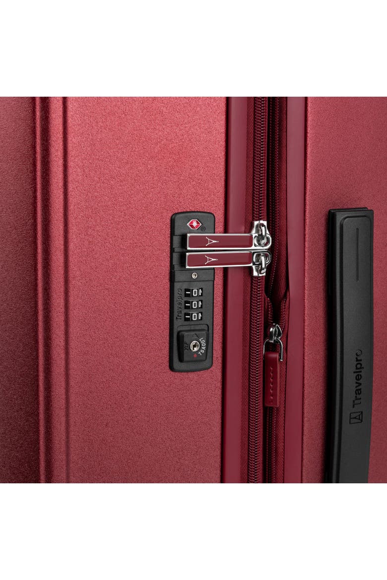 Platinum Elite Hardside Expandable 25" Medium Checked Spinner Luggage, Alternate, color, Daring Red