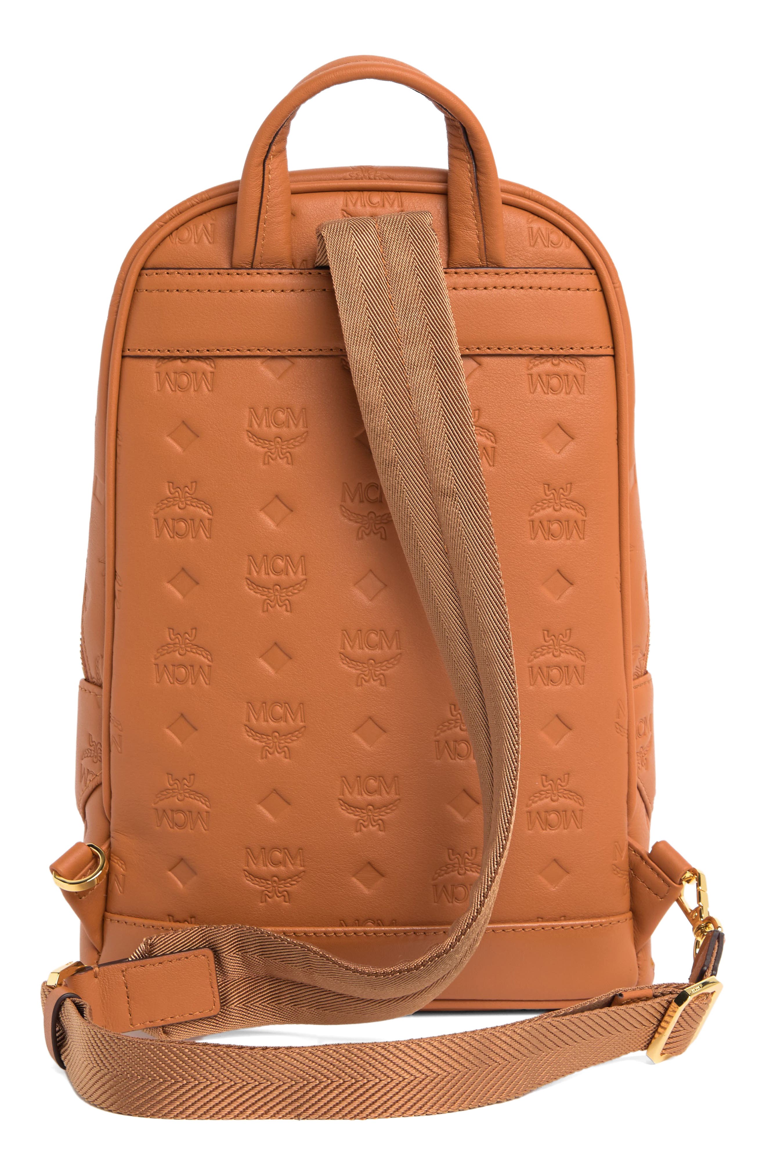 MCM Small Aren Sling Bag, Alternate, color, 