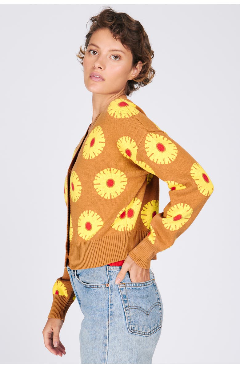 RACHEL ANTONOFF Ana Cardigan, Alternate, color, Pineapple Cake