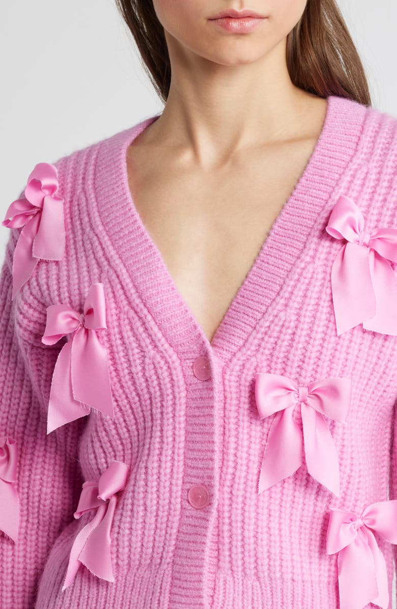 LoveShackFancy Ashtan Alpaca & Wool Blend Cardigan, Alternate, color, 