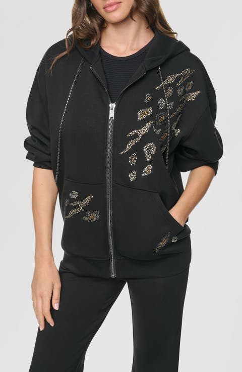 Heatset Animal Chain Link Zip Hoodie