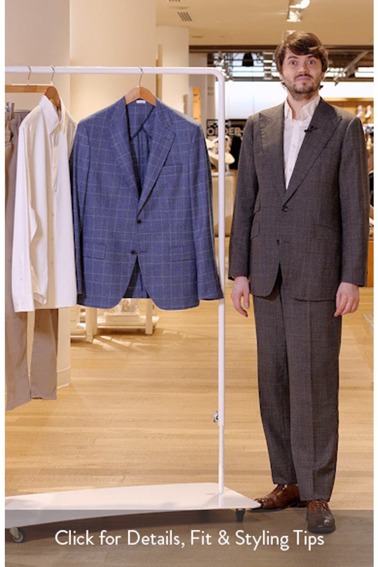 Hyperlight Soft Blue Glen Check Wool Sport Coat video