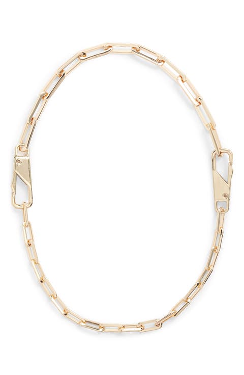 Goldwing Link Collar Necklace
