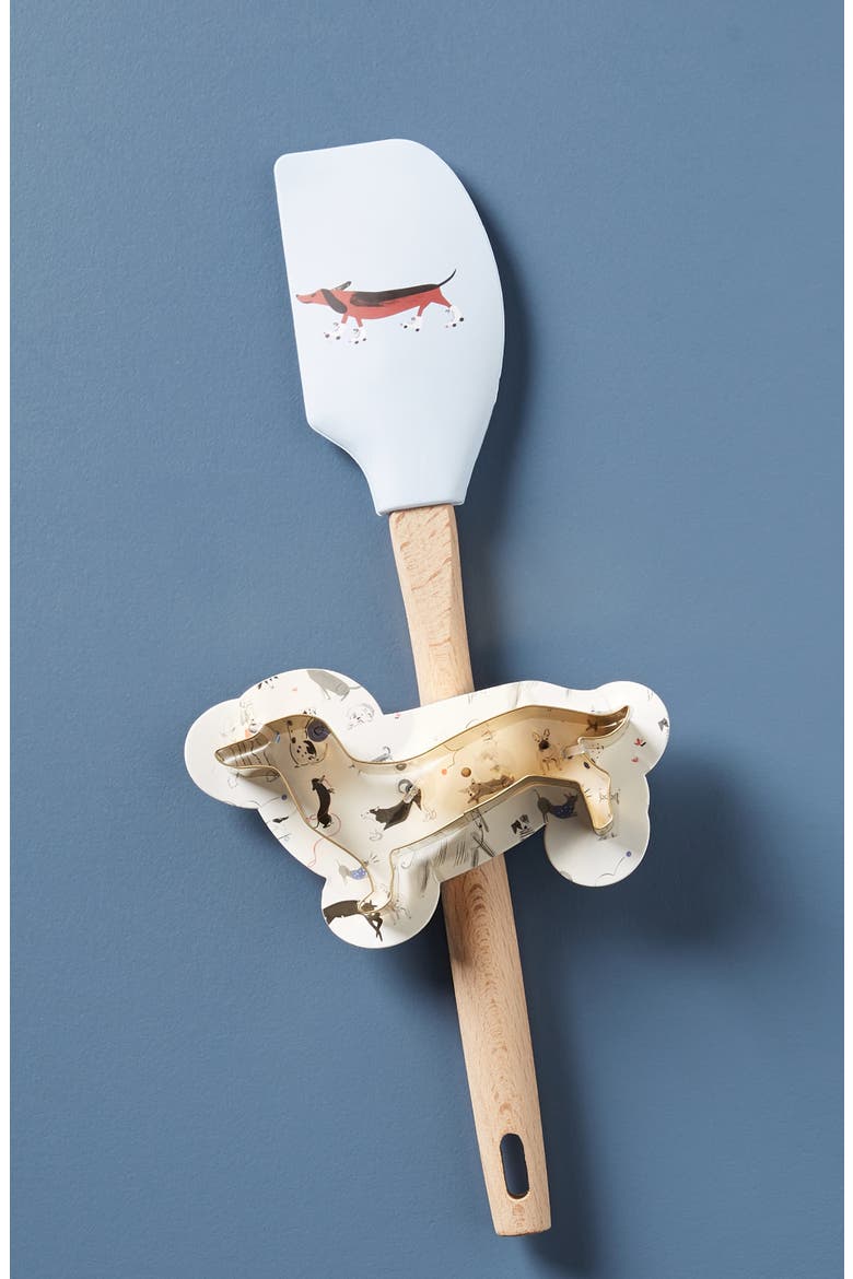 Anthropologie x Libby VanderPloeg Dashing Dog Spatula & Cookie Cutter Set, Alternate, color, DOG1