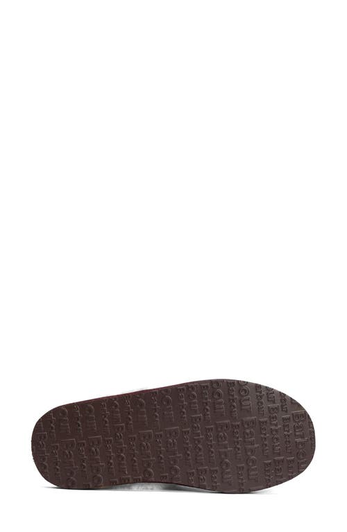 Barbour Claudia Faux Fur Lined Scuff Slipper In Multi