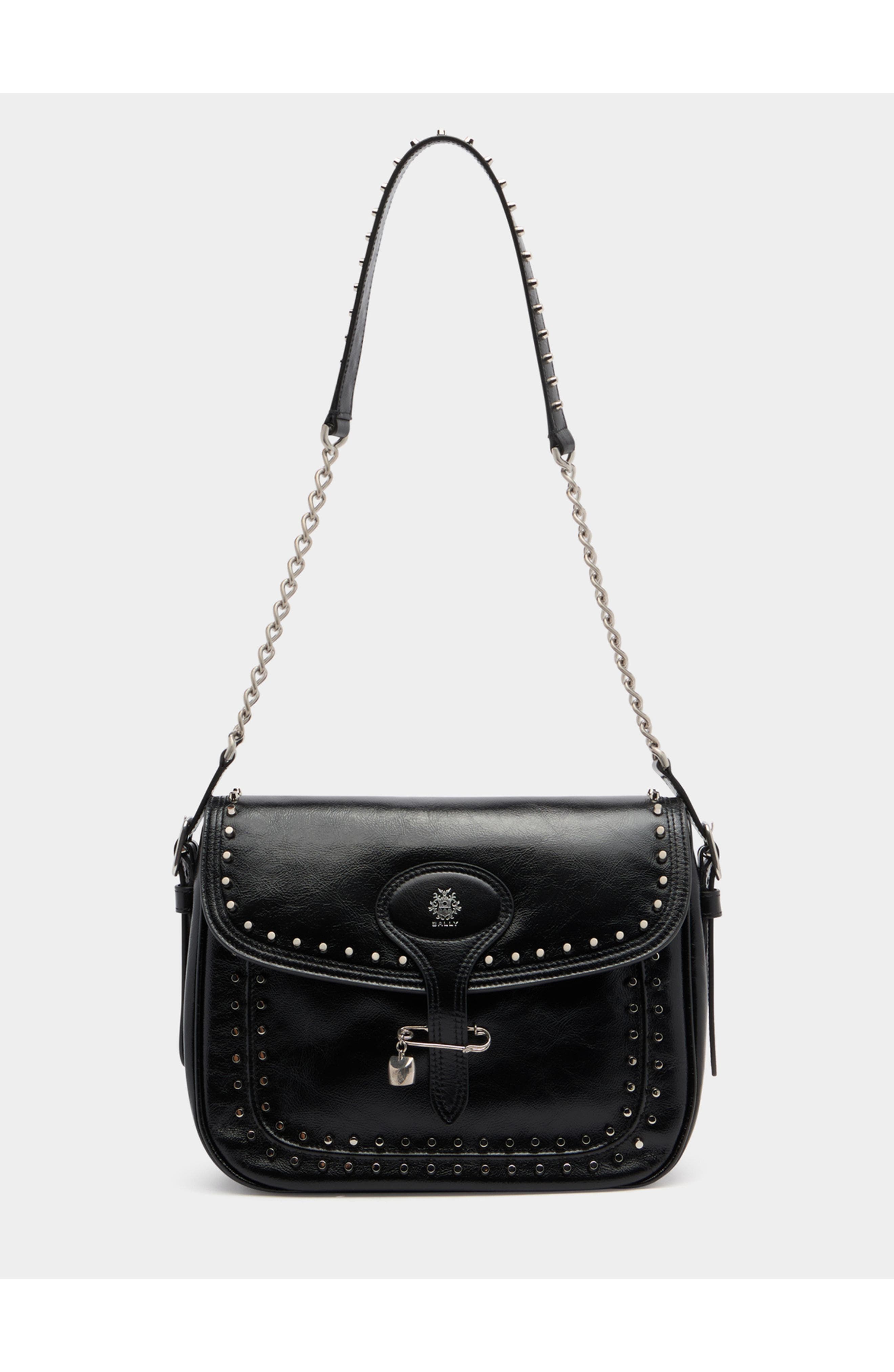 Bally Beckett Soft Crossbody Bag, Main, color, Black