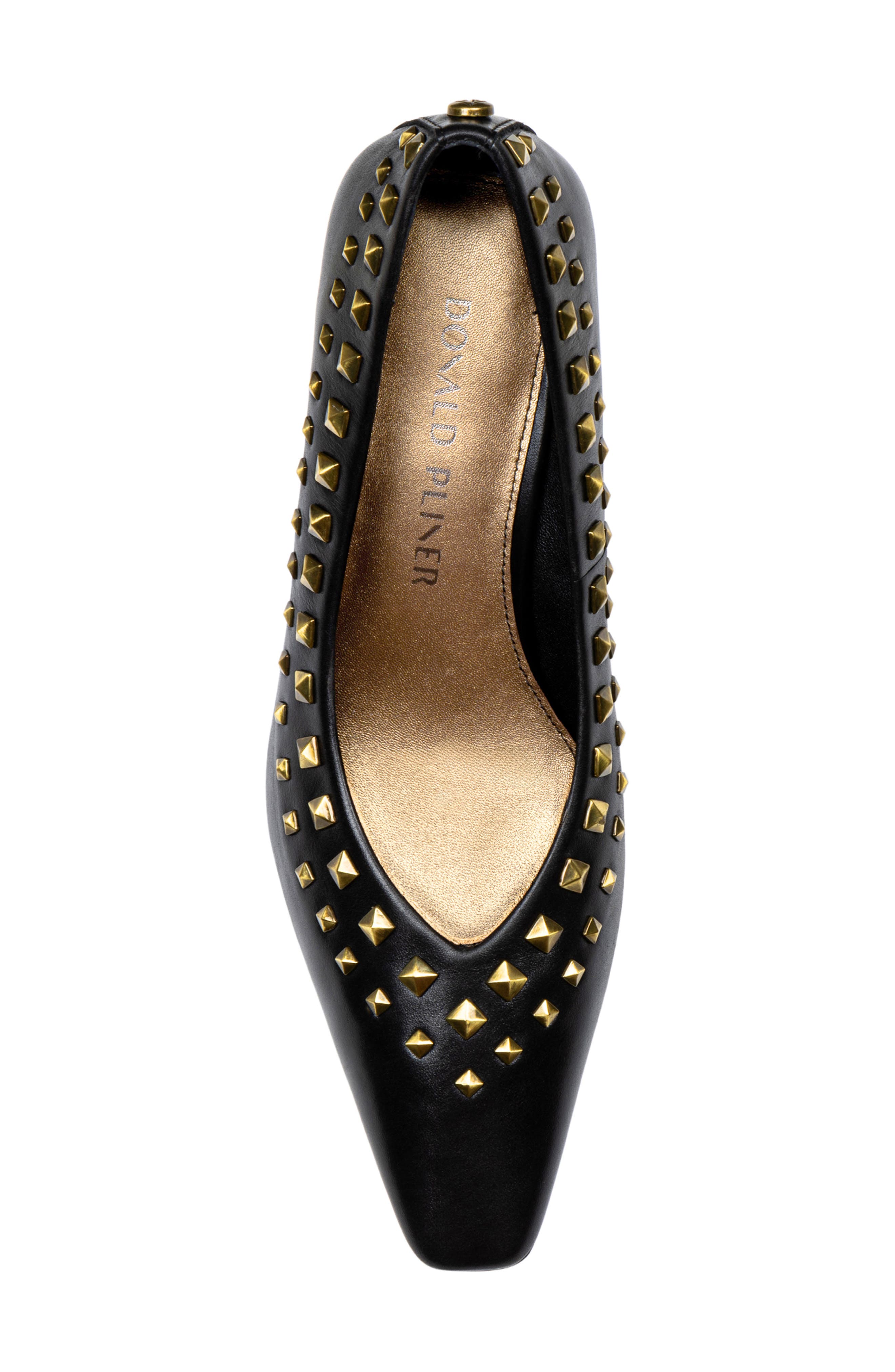 Donald Pliner Studded Square Toe Pump, Alternate, color, 