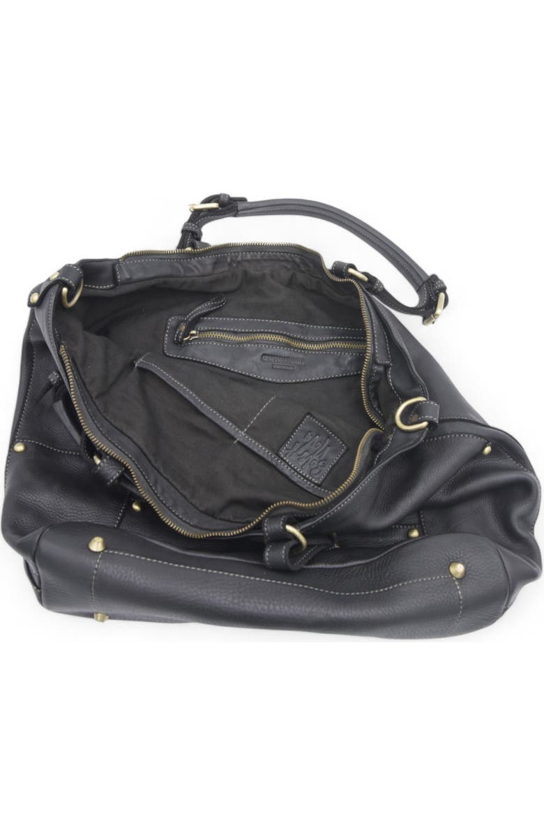 Bolsa Nova Nora Patchwork Tote, Alternate, color, Black