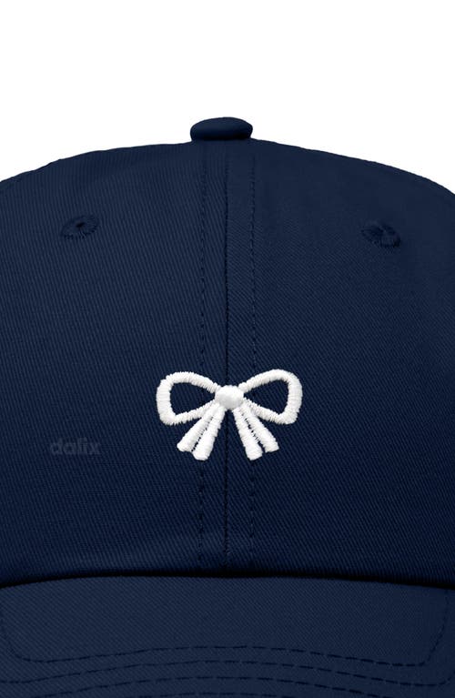 Dalix Bow Dad Cap In Blue