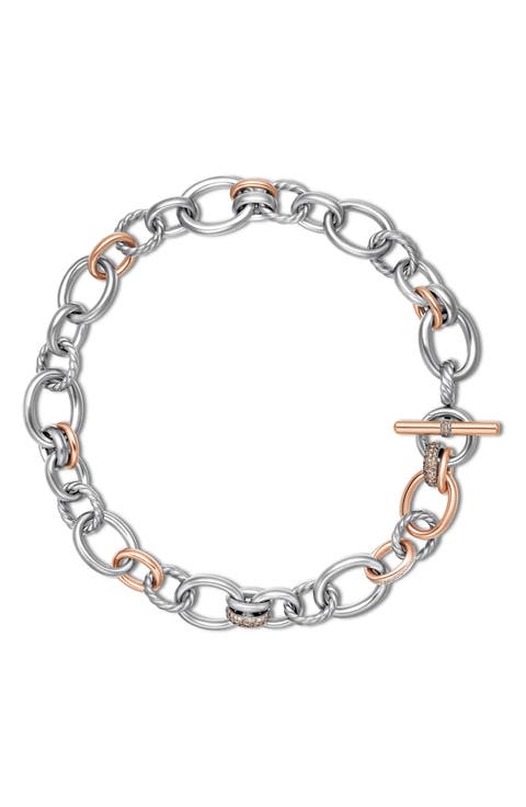 Mercer™ Mélange Pavé Diamond Necklace