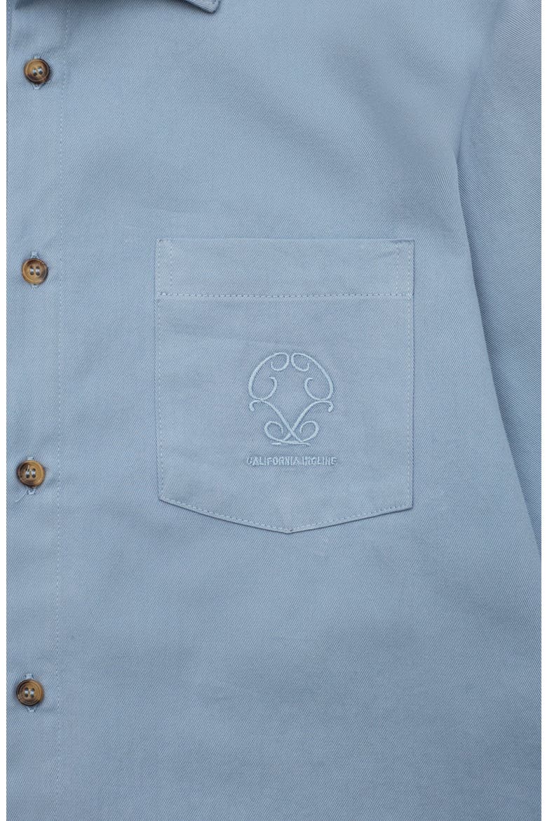 Oversized Button Down Shirt, Alternate, color, Heritage Blue