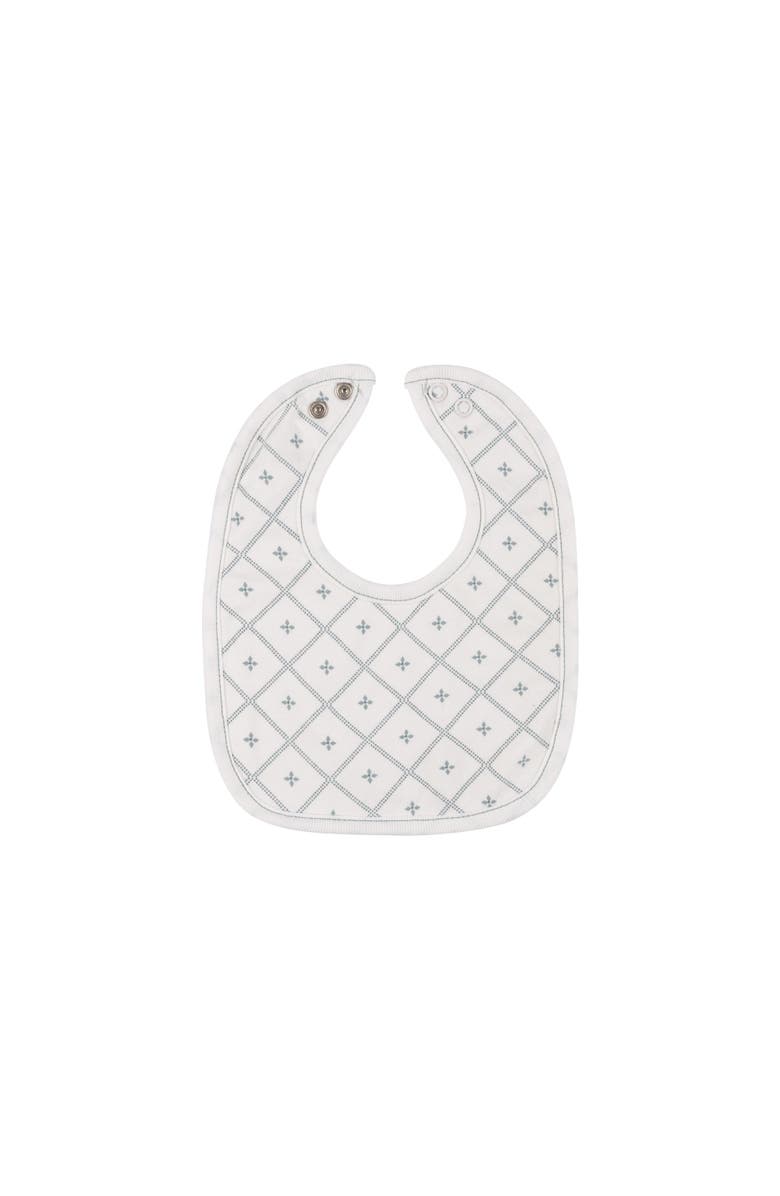 Ely's & Co. Aurora Classics Diamond Print Collection - Bib, Main, color, Ivory/Blue