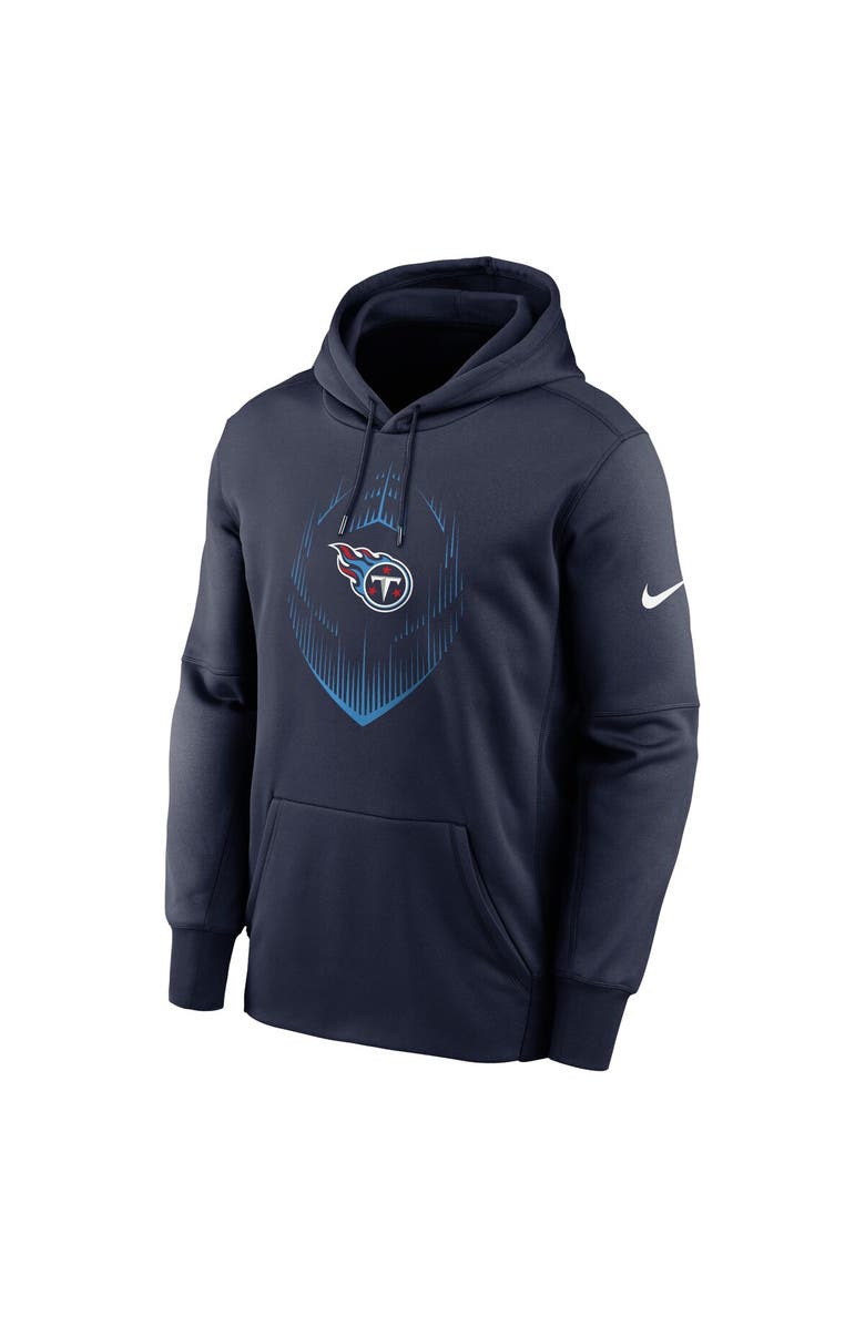 Nike Men's Nike Navy Tennessee Titans Icon Performance Pullover Hoodie, Alternate, color, Navy