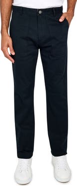 Brooklyn Brigade Slim Fit Solid Cotton Stretch Utility Pants