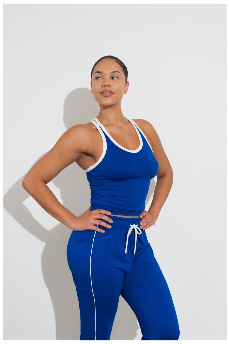 Motive Racer Tank, Main, color, River Contrast