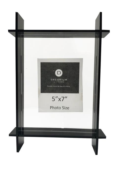 Black Lucite 5" x 7" Frame