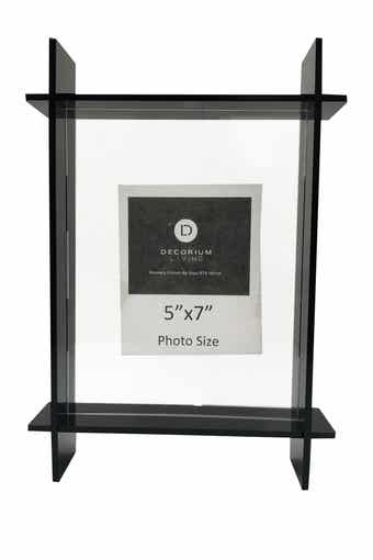 Black Lucite 5" x 7" Frame