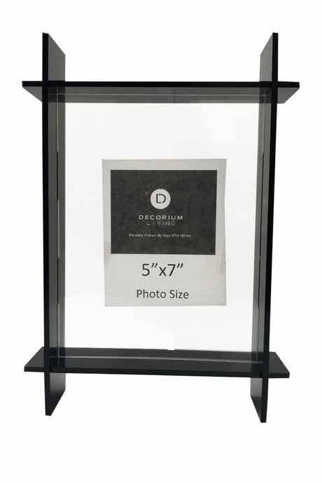 Black Lucite 5" x 7" Frame