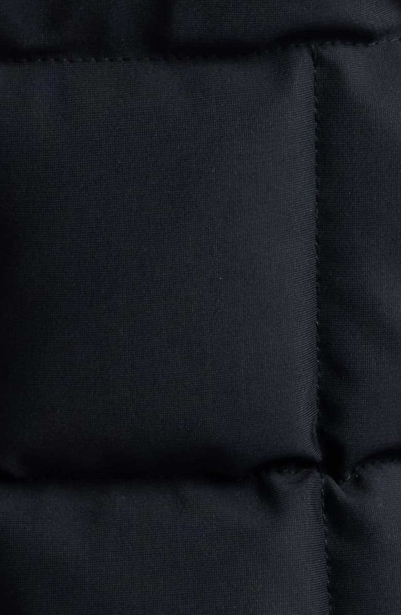 Moose Knuckles Betta Shearling Trim 800 Fill Power Down Water Repellent Jacket, Alternate, color, Black W Black S