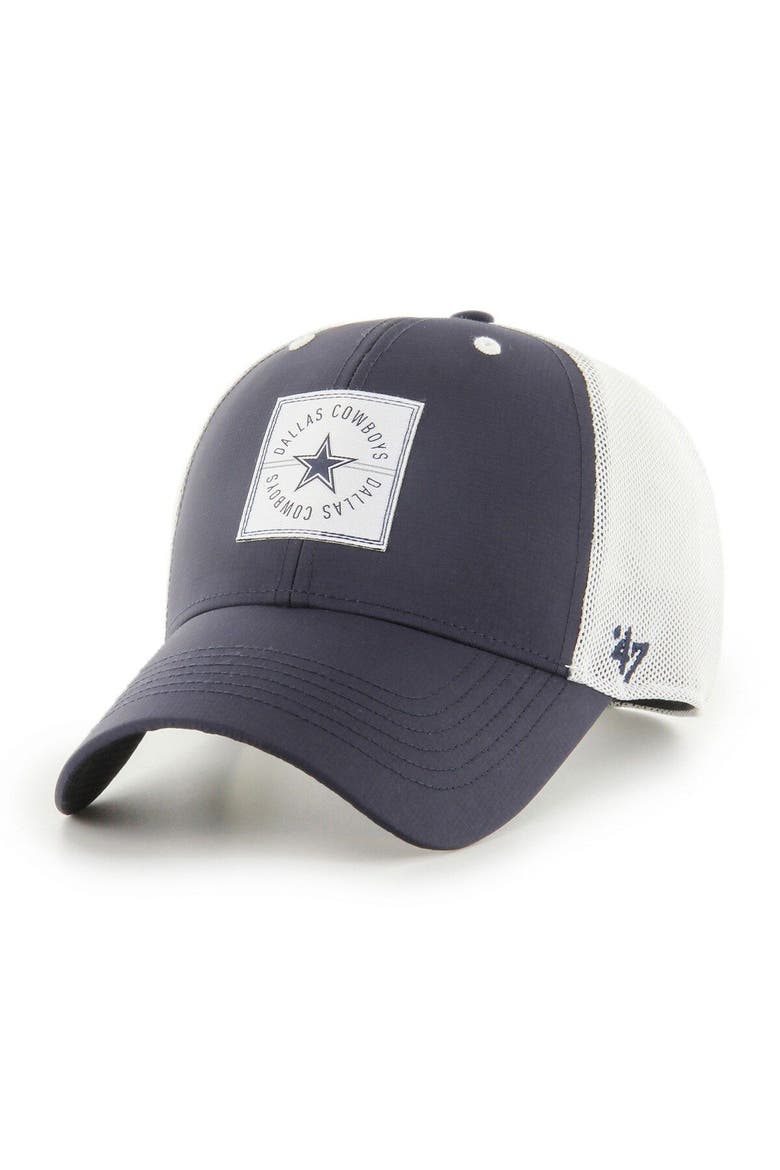 Men's '47 Navy Dallas Cowboys Disburse MVP Trucker Adjustable Hat, Main, color, Navy