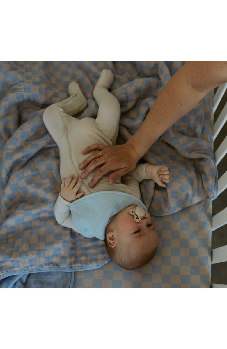 Parker Baby Co. Muslin Bandana Bibs, Alternate, color, Stormy