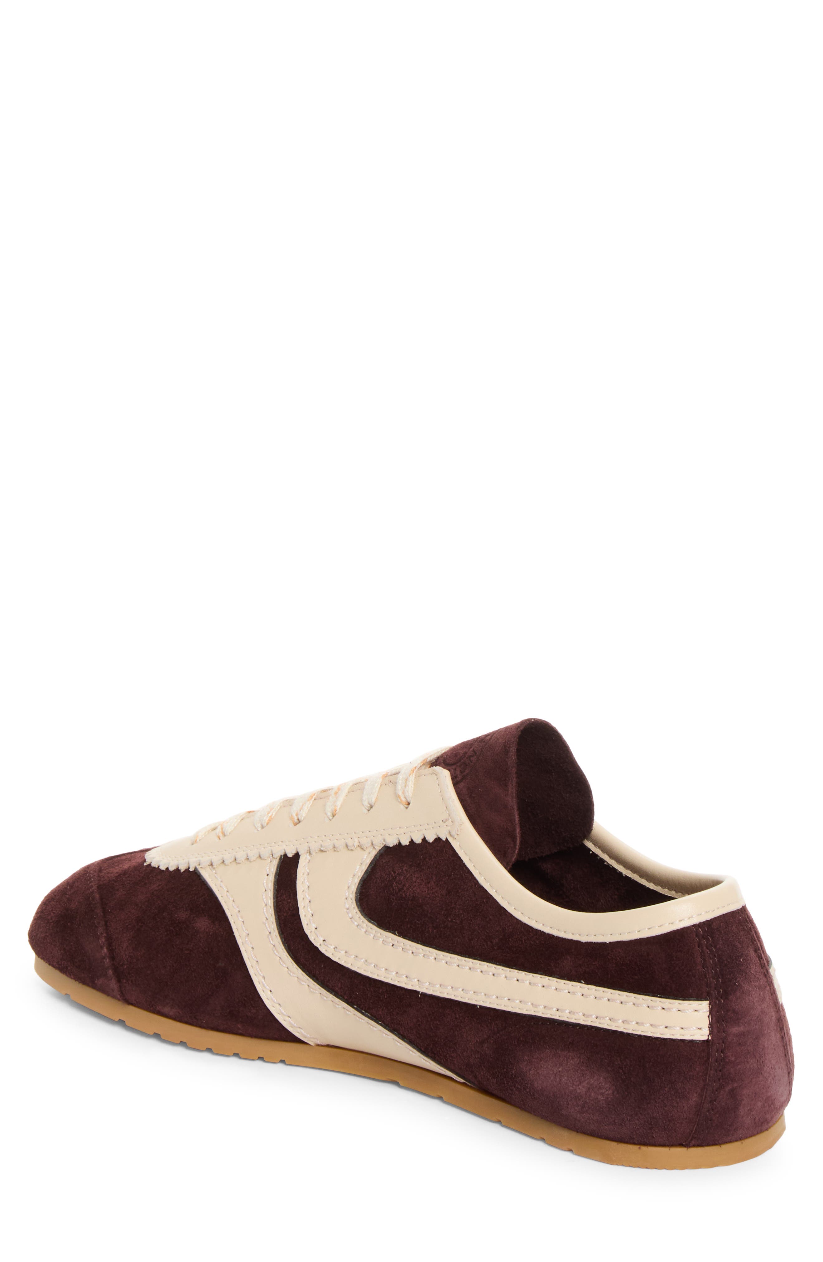 Slim Suede Low Top Sneaker, Alternate, color, 402 DARK PURPLE