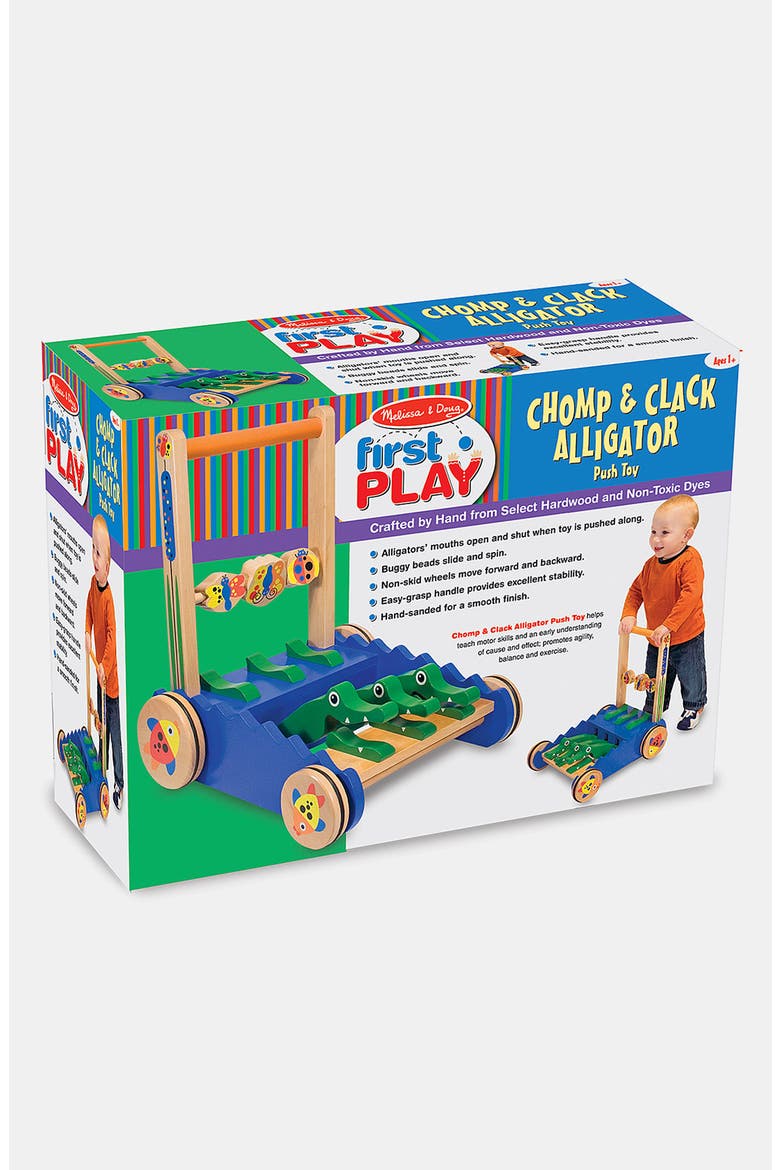 Chomp & Clack Alligator Push Toy, Alternate, color, 000