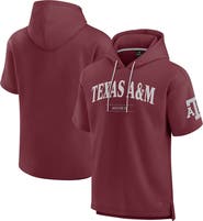 FANATICS Men's Fanatics Maroon Texas A&M Aggies Ready Short Sleeve Pullover Hoodie