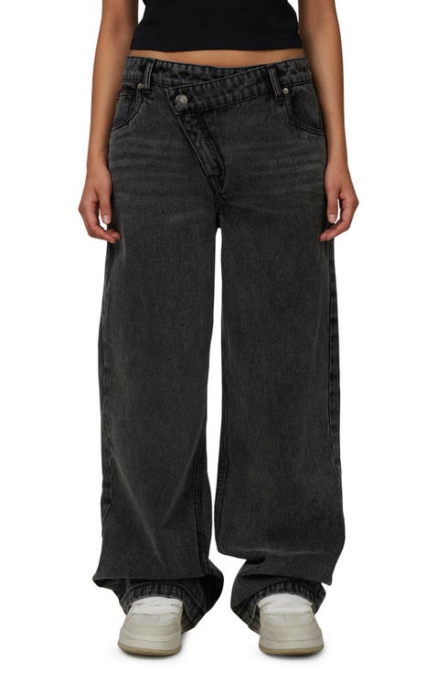 Baggy Vintage Wash  Denim Jeans