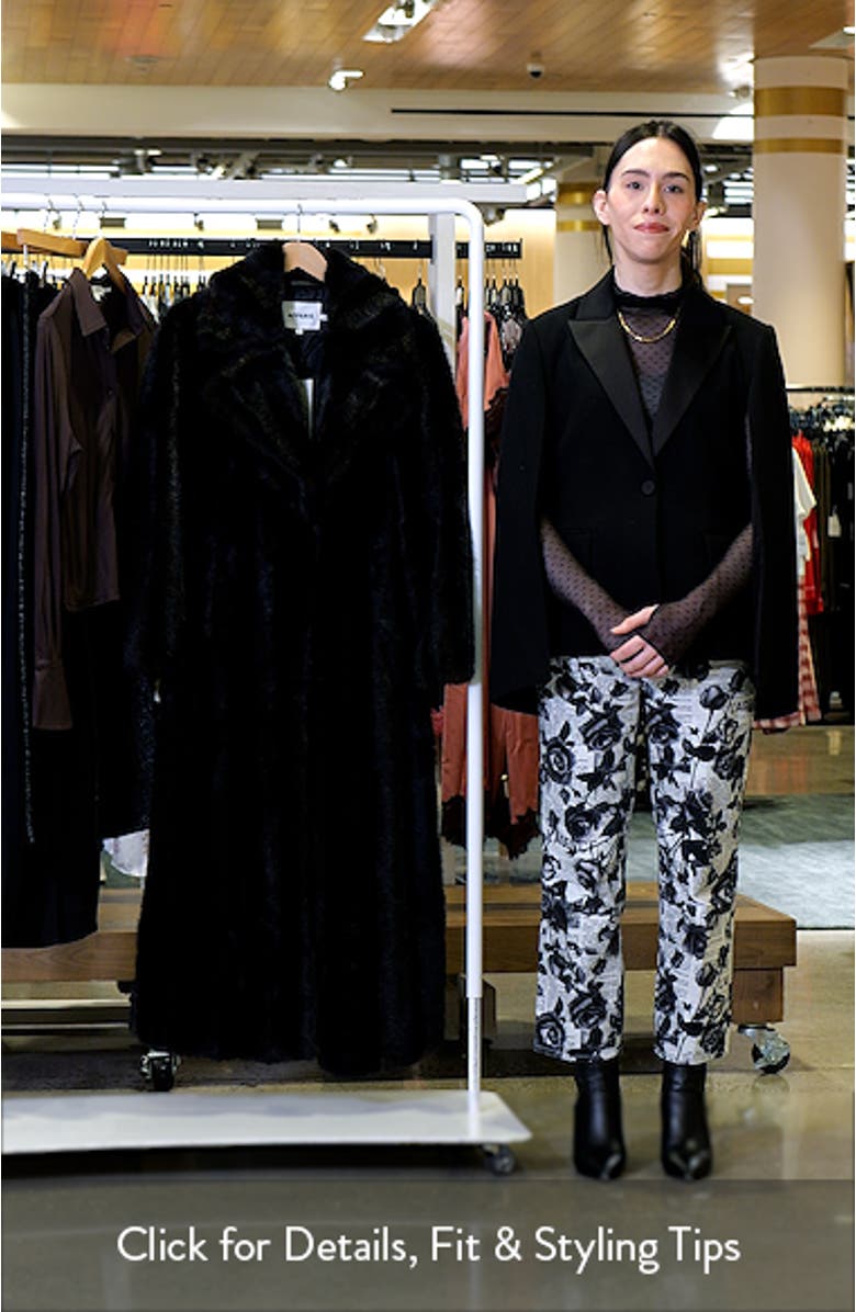 Gabrielle Faux Fur Coat, sales video thumbnail