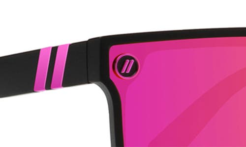 Blenders Eyewear Sci-fi Dx 148mm Polarized Flat Top Sunglasses In Pink