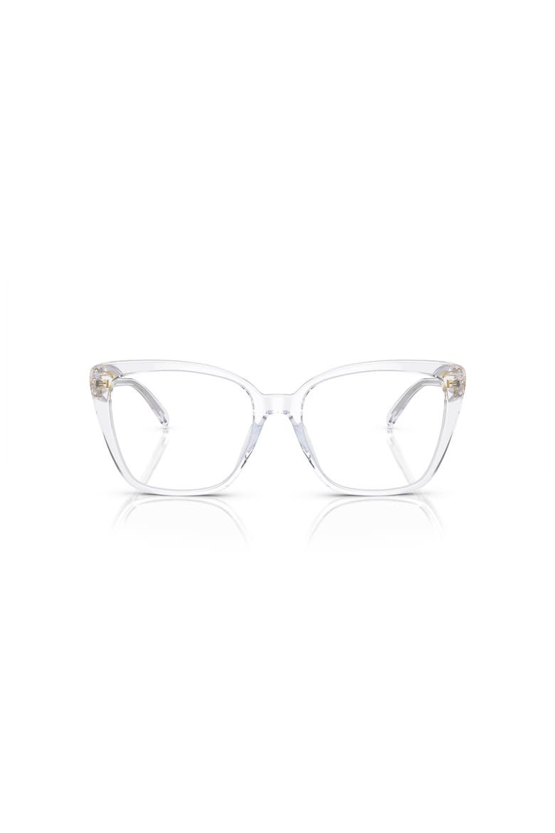 55mm Square optical glasses, Alternate, color, Transparent