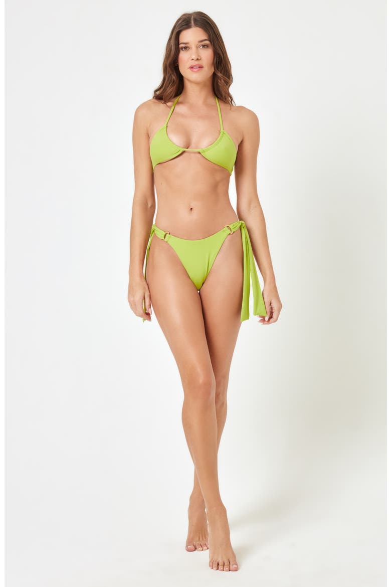 Brielle Bikini Top, Alternate, color, KIWI