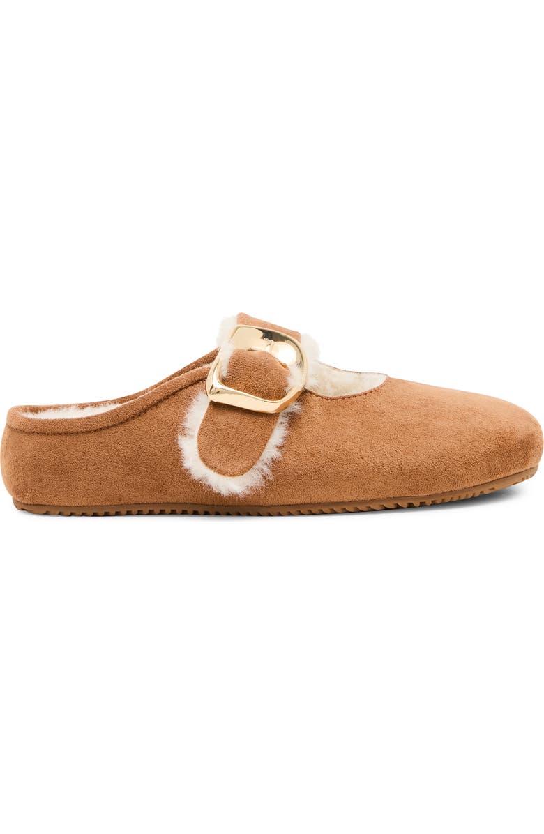 Steve Madden Kids' Cloudy Faux Shearling Mule, Alternate, color, Cognac