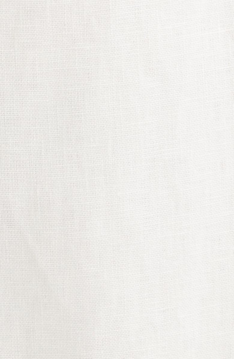 Faithfull the Brand Felice Fit & Flare Linen Minidress, Alternate, color, White