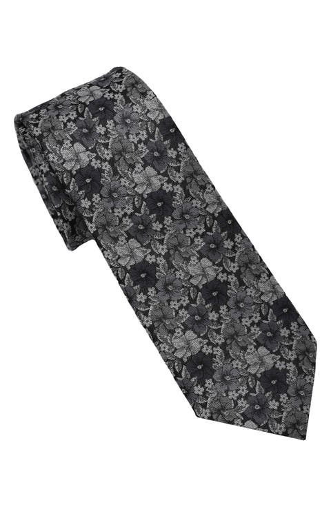Floral Pop Art Slim Tie