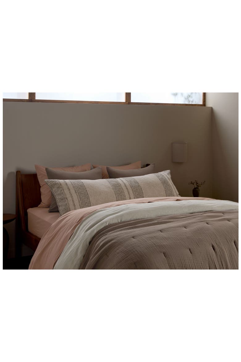 Cloud Organic Cotton Quilt, Alternate, color, WARM GREY