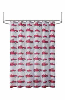 VCNY HOME Truck Shower Curtain & Hooks Set