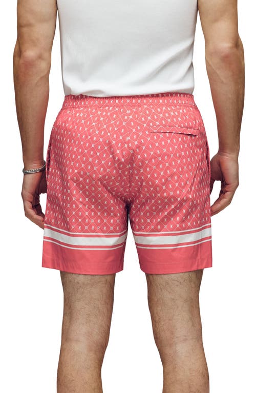 Psycho Bunny Hunter Bunny Print Swim Trunks