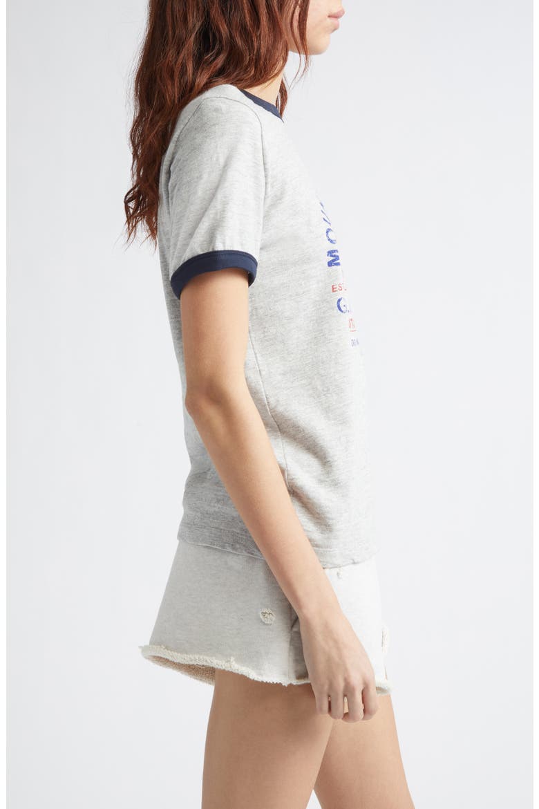 Journey Graphic Ringer T-Shirt, Alternate, color, GREY MELANGE/ NAVY