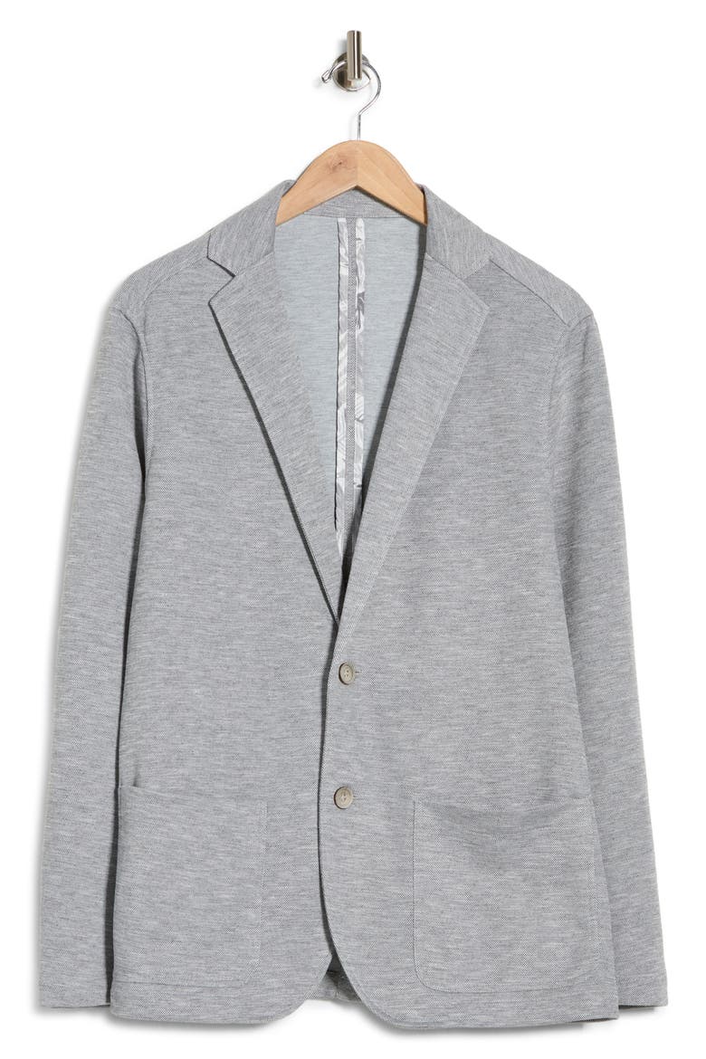 Jersey Blazer, Alternate, color, GREY