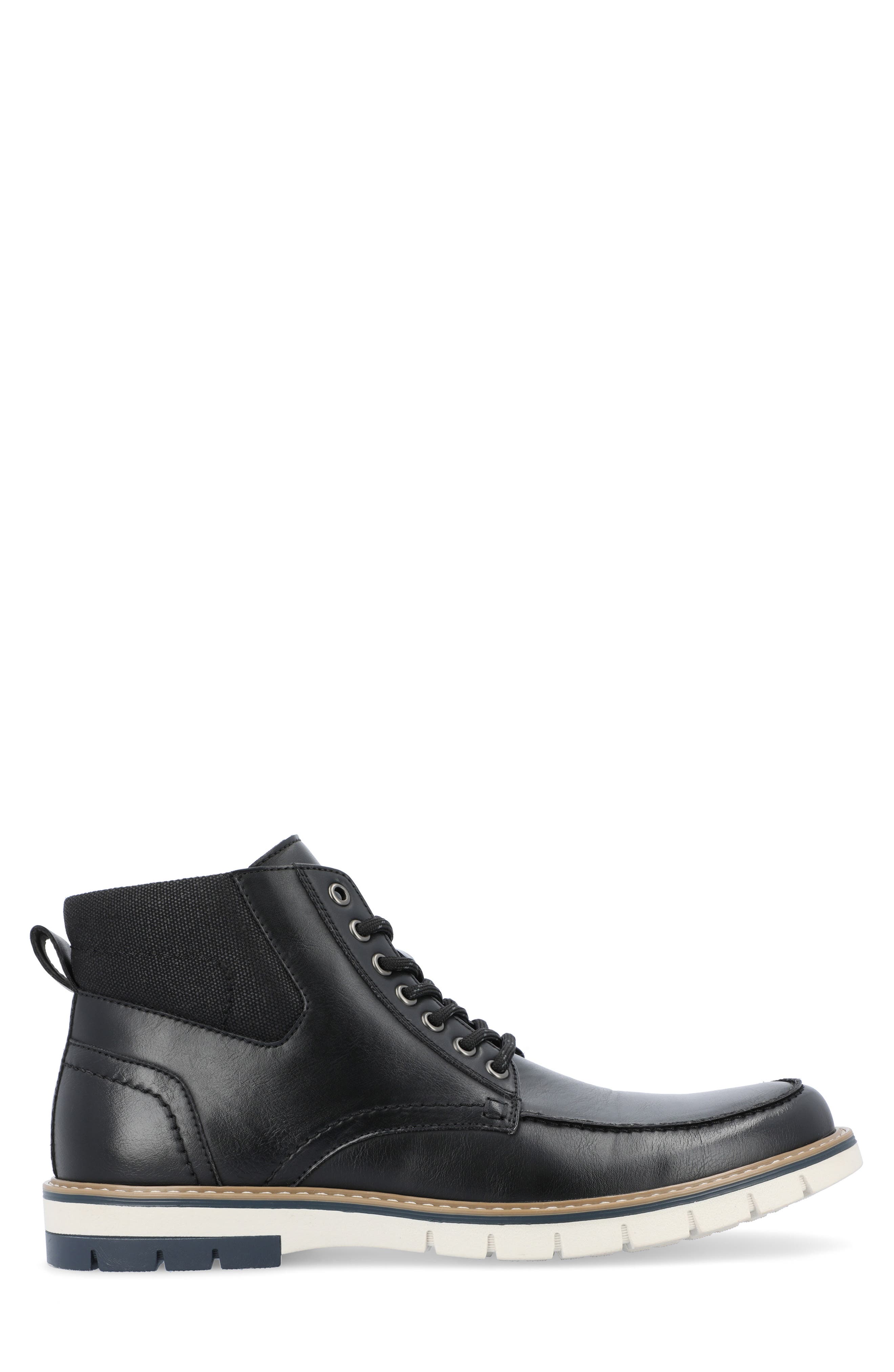 VANCE CO Dalvin Lace-Up Boot, Alternate, color, Black