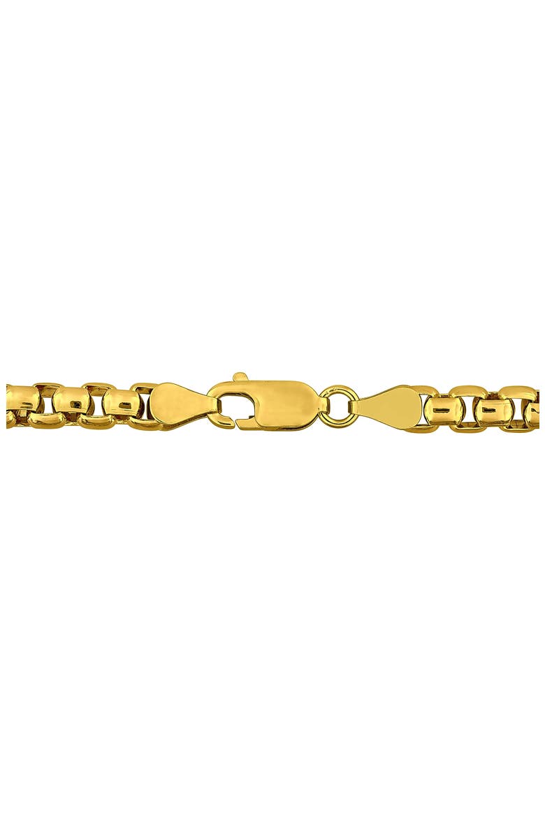Box Chain Bracelet, Alternate, color, YELLOW