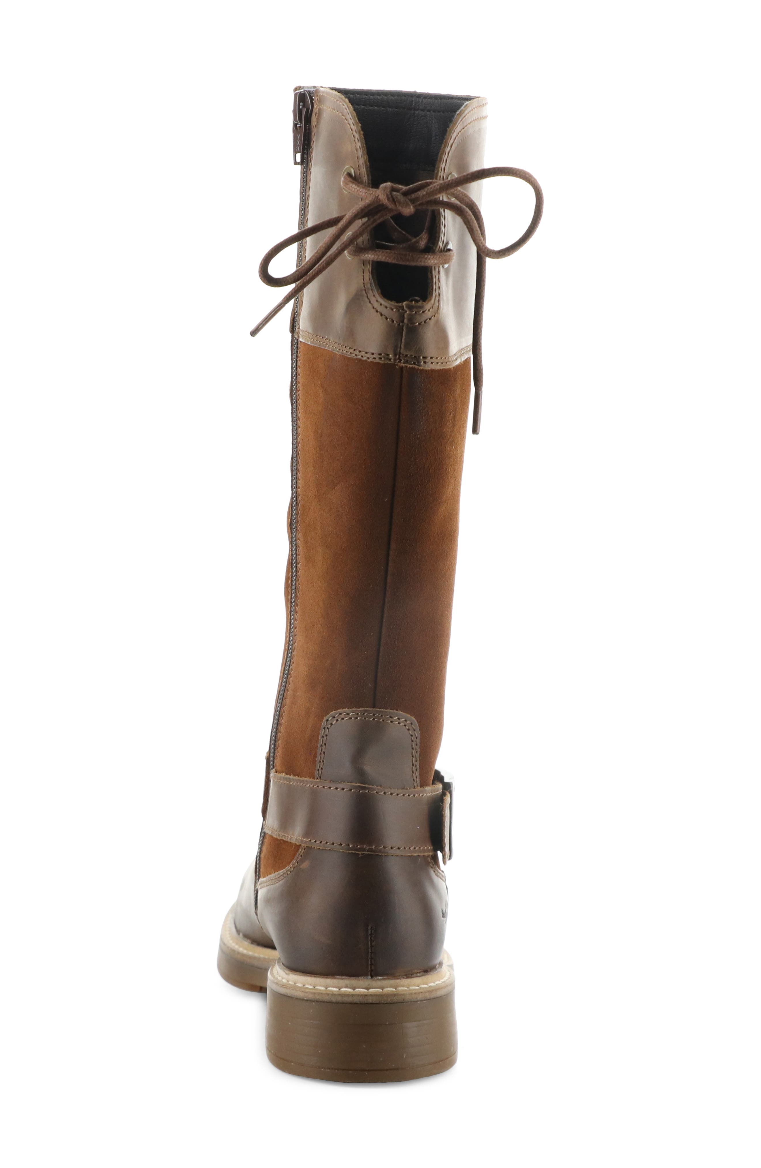 Bos. & Co. Mateo Waterproof Knee High Boot, Alternate, color, Camel/Nut/Camel Sadd