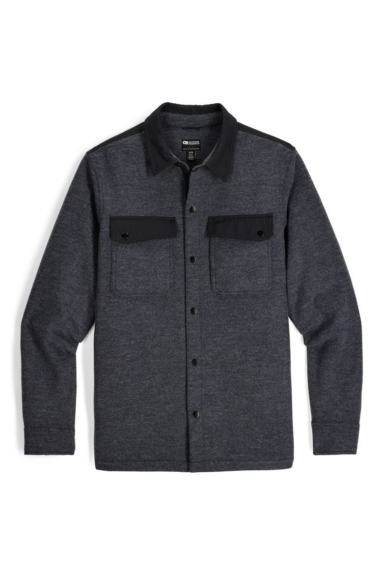 Ranger Shirt Jacket, Alternate, color, ATLANTIC HEATHER