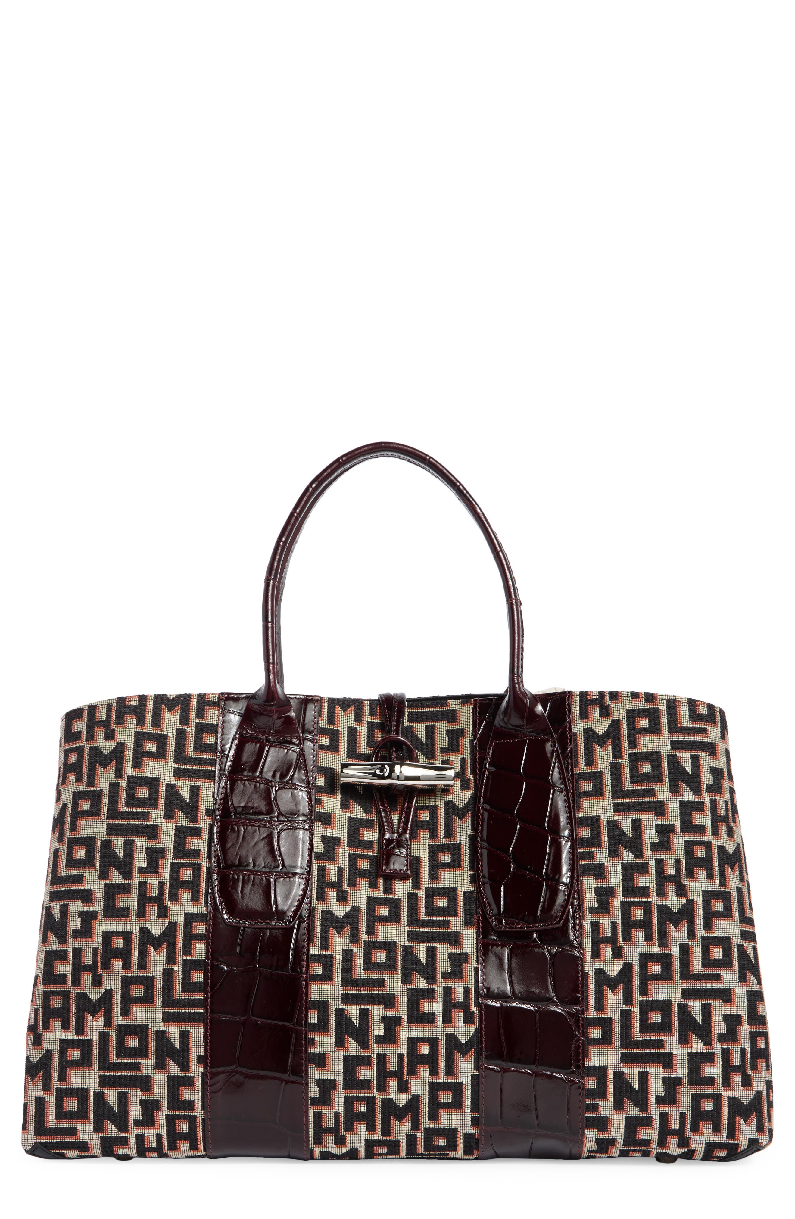 Longchamp Ro Large Tote Bag, Main, color, 