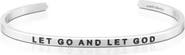 Mantra Let Go And Let God bracelet